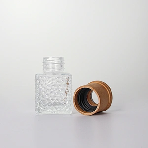 Empty Aromatherapy Shiny Reed Diffuser Bottle with Cork Lid