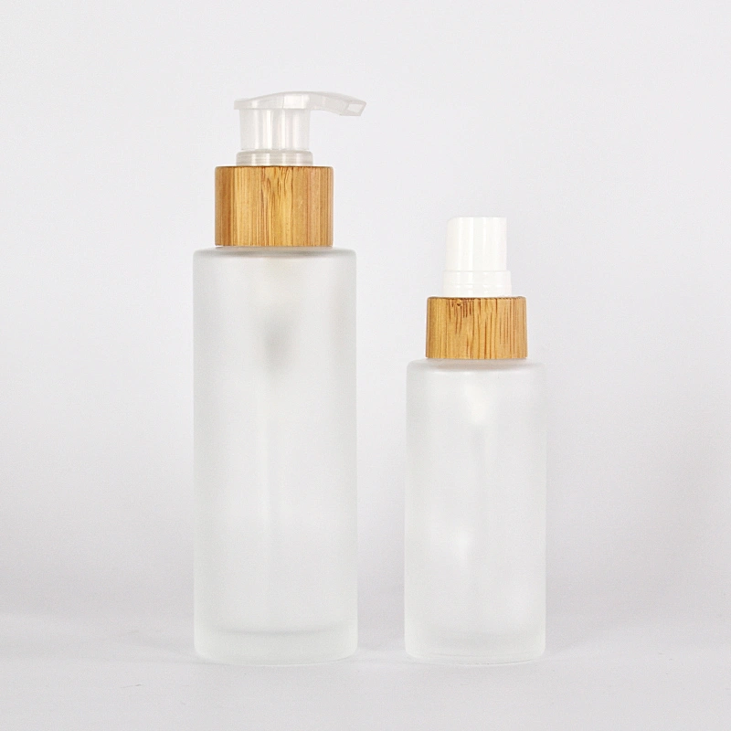 Bamboo Collar Frosted Sprayer Toner Bottle