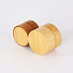 Empty 50g Bamboo Cream Jar with Bamboo Lid