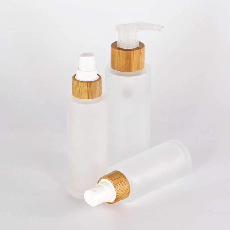 Bamboo Collar Frosted Sprayer Toner Bottle