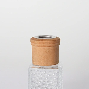 Empty Aromatherapy Shiny Reed Diffuser Bottle with Cork Lid