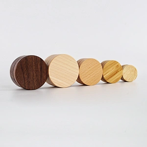 Wooden Bamboo Cosmetic Cream Container Jars for Travel Wholesale