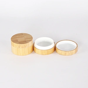 10g 30g Bamboo Cosmetic Cream Bottle and jars