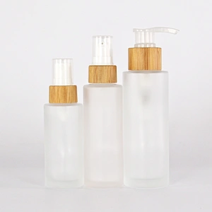 Bamboo Collar Frosted Sprayer Toner Bottle