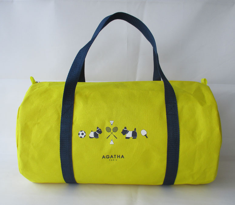 round light sports bag custom logo