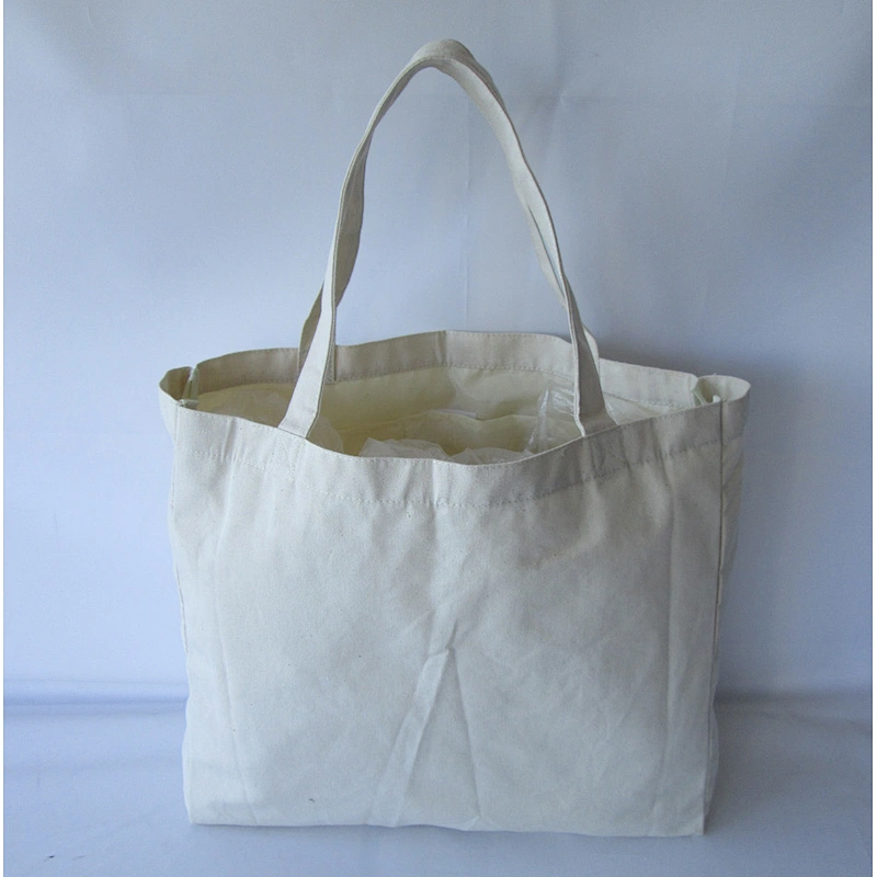 100% organic cotton canvas tote bag