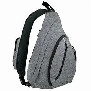 Nylon sport shoulder backpack outdoor strap bag mens waterproof crossbody shoulder backpack bag