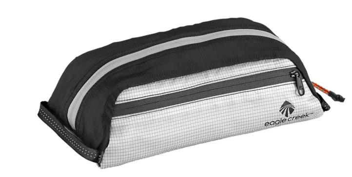 Portable Carrying Water Resistant Mens Nylon Kit Shaving Bag Toiletry Organizer Black Travel Makeup Bags for Women Men