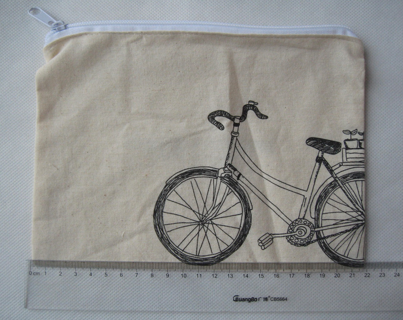 Simple cotton bag canvas pouch