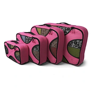 Professional make up bag pack cube travel organizer with company logo