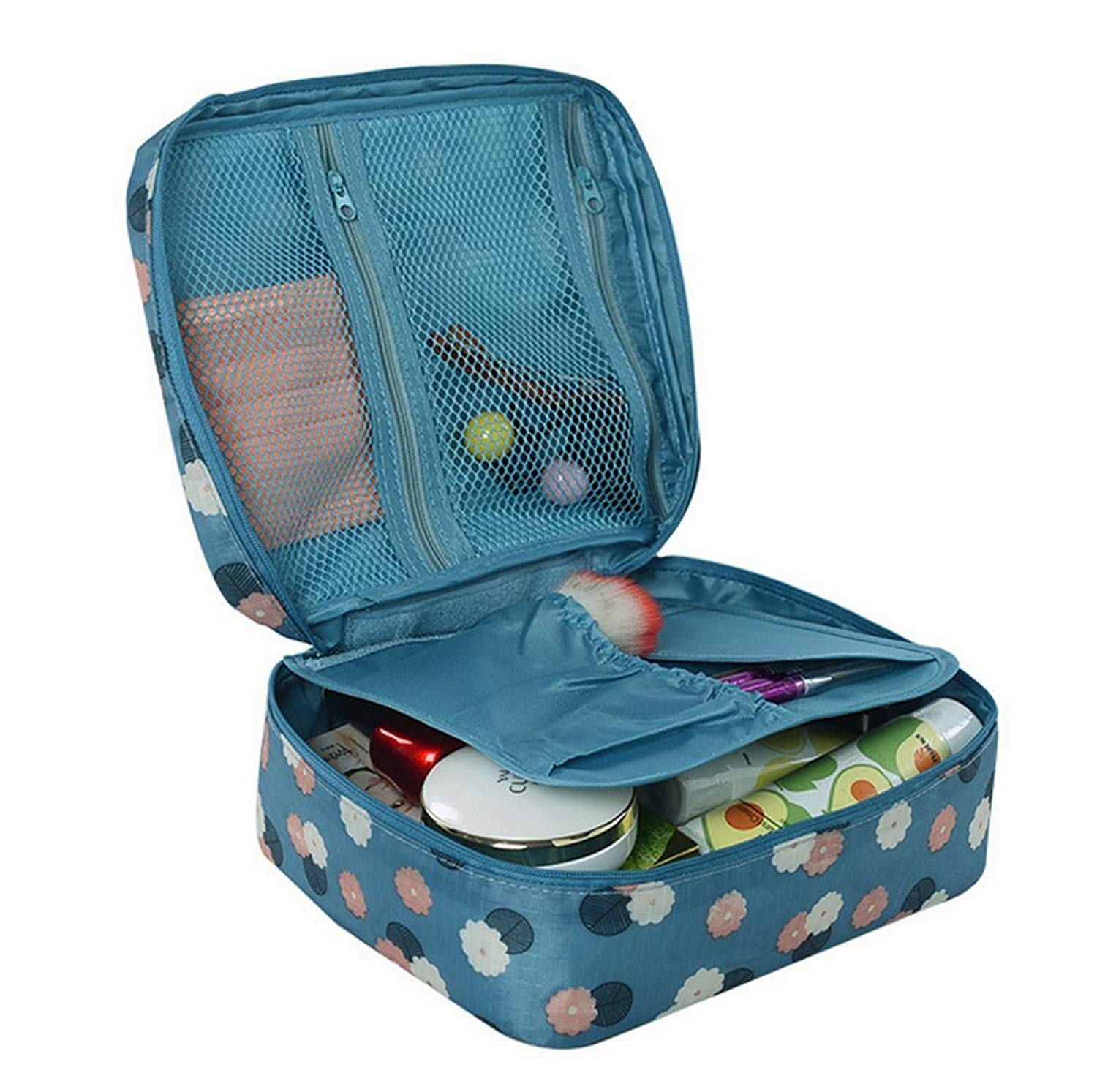 Large capacity cosmetic bag
