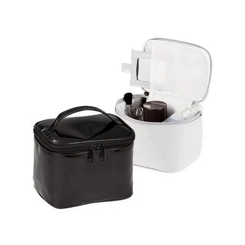 Large capacity handle cosmetic bag