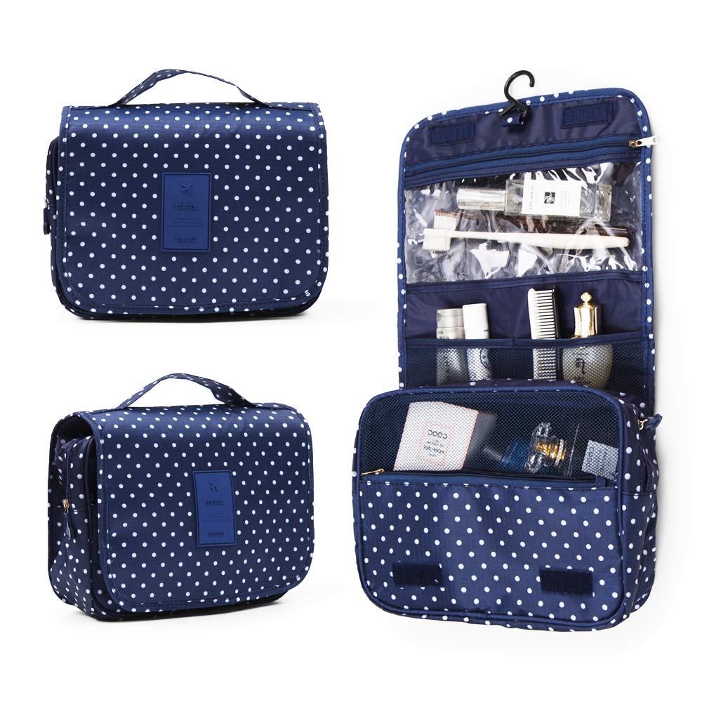 Hanging large capacity cosmetic bag