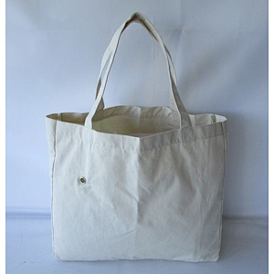 100% organic cotton canvas tote bag