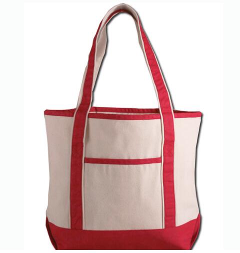 Organic custom printed canvas tote bags