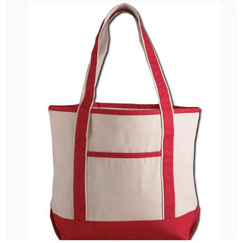 Organic custom printed canvas tote bags