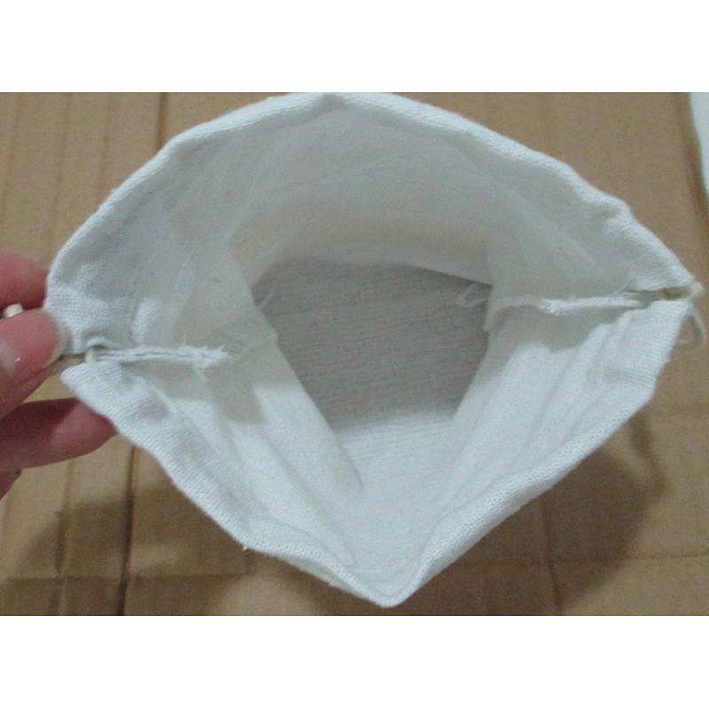 Custom polycotton drawstring bag pouch