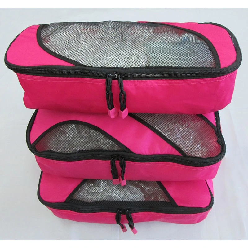 Professional make up bag pack cube travel organizer with company logo
