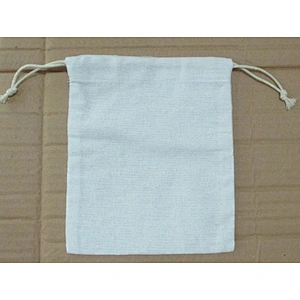 Custom polycotton drawstring bag pouch