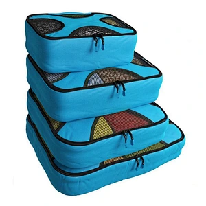 Professional make up bag pack cube travel organizer with company logo