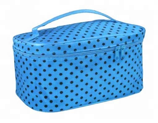 Custom polyester hanging plain women make up case