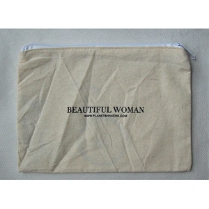 Simple cotton bag canvas pouch