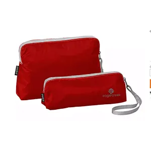 Red cosmetic bag   With lanyard