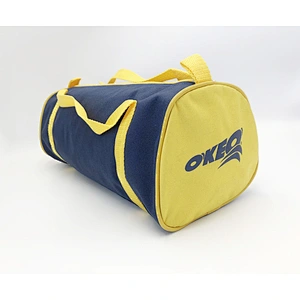 Round gym sport bag with handles