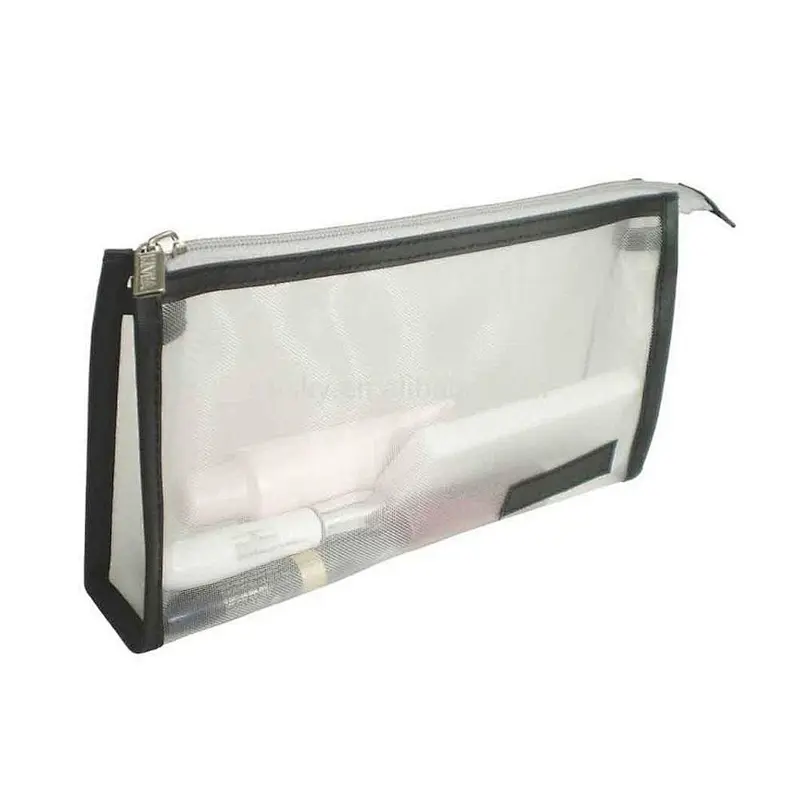 Custom net mesh make up bag