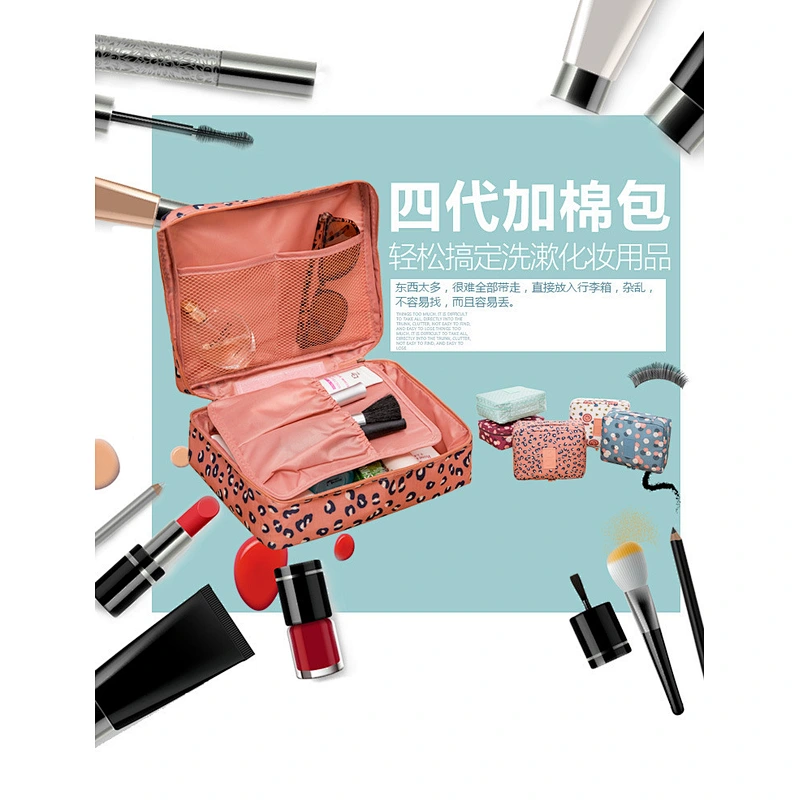 Portable Travel black makeup cosmetic case bag cosmetic bag makeup bag for professional