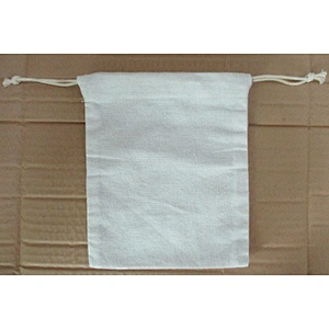 Custom polycotton drawstring bag pouch