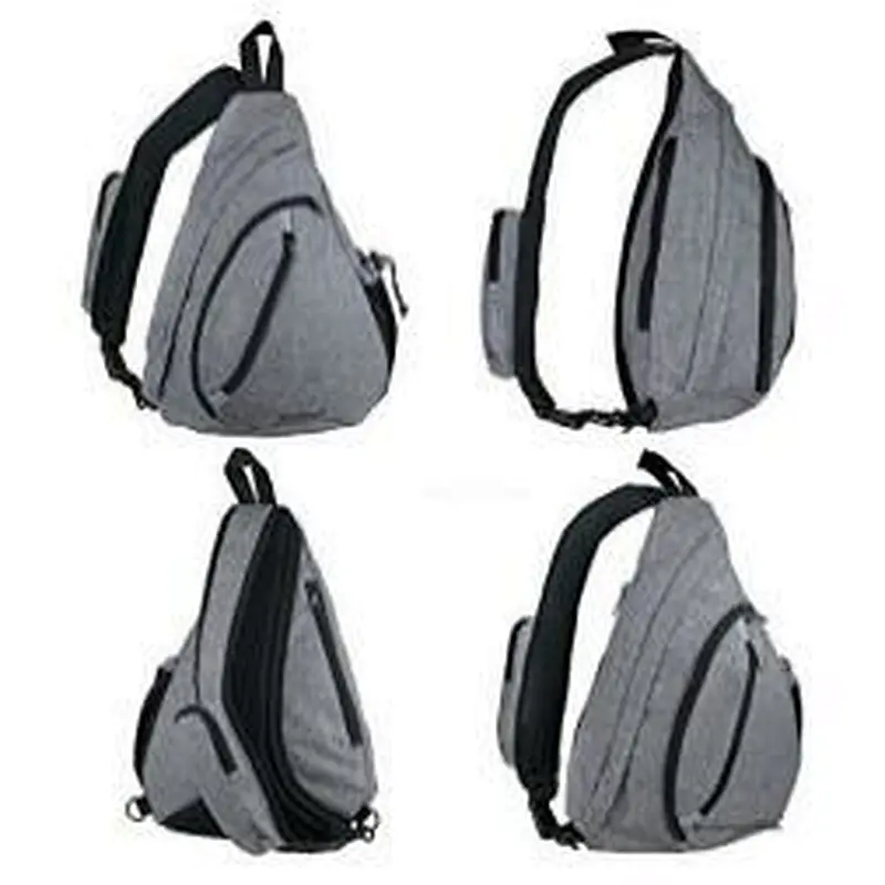 Nylon sport shoulder backpack outdoor strap bag mens waterproof crossbody shoulder backpack bag