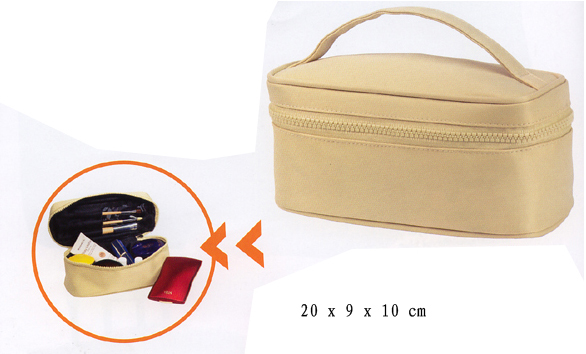 Wholesale China manufacturer polyester custom printing cosmetic pouch