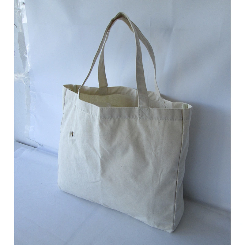 100% organic cotton canvas tote bag