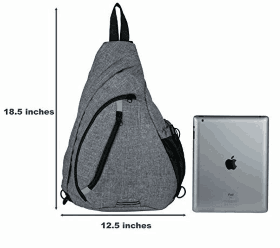 Nylon sport shoulder backpack outdoor strap bag mens waterproof crossbody shoulder backpack bag