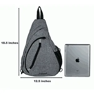 Nylon sport shoulder backpack outdoor strap bag mens waterproof crossbody shoulder backpack bag
