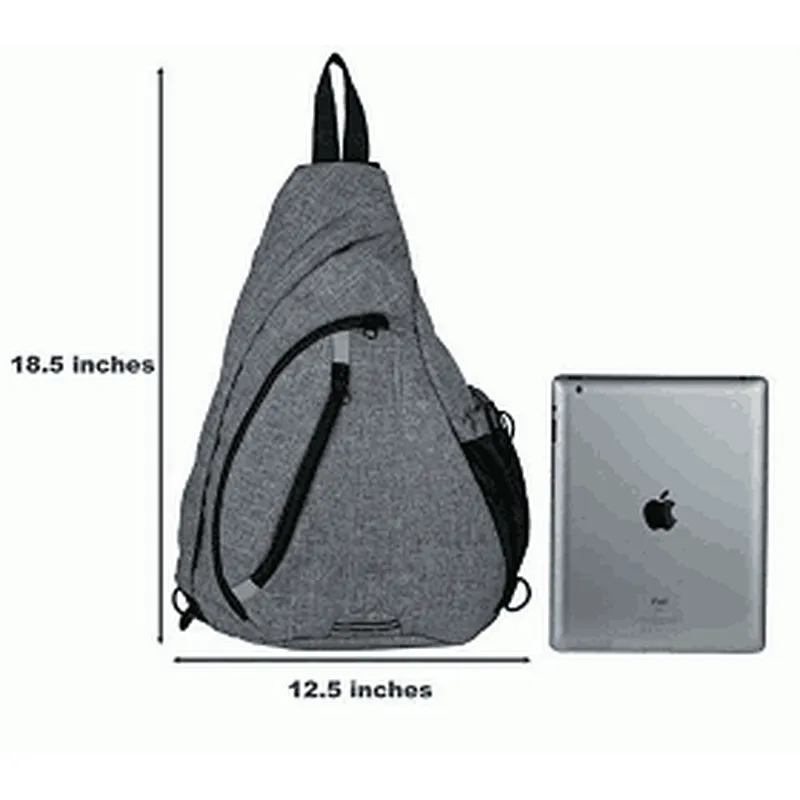 Nylon sport shoulder backpack outdoor strap bag mens waterproof crossbody shoulder backpack bag