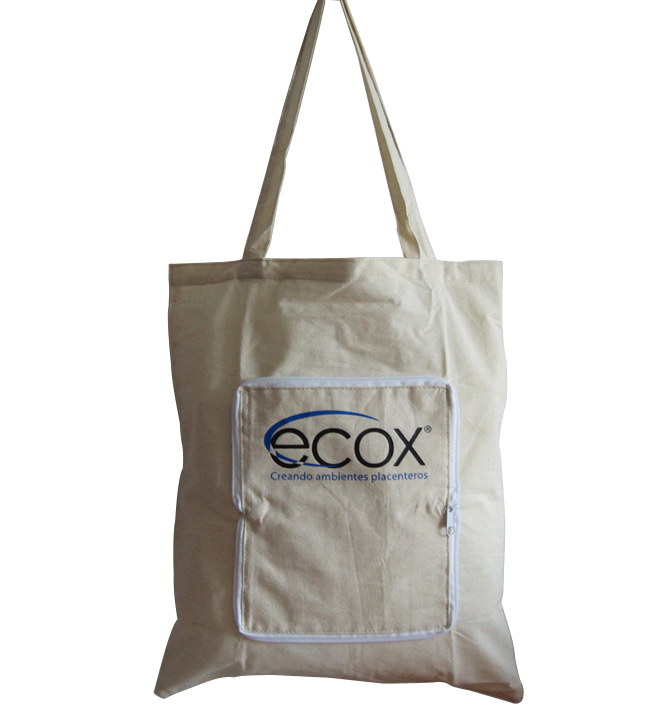 foldable cotton shopping bag