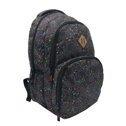BSCI Grey waterproof backpack rucksack