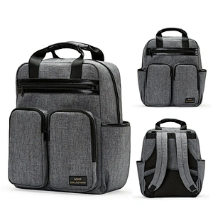 BSCI Wholesale Amazon High Quality Fashionable New Solid Mummy Bag Large Capacity Light Nappy Bag Diaper Bag Backpack