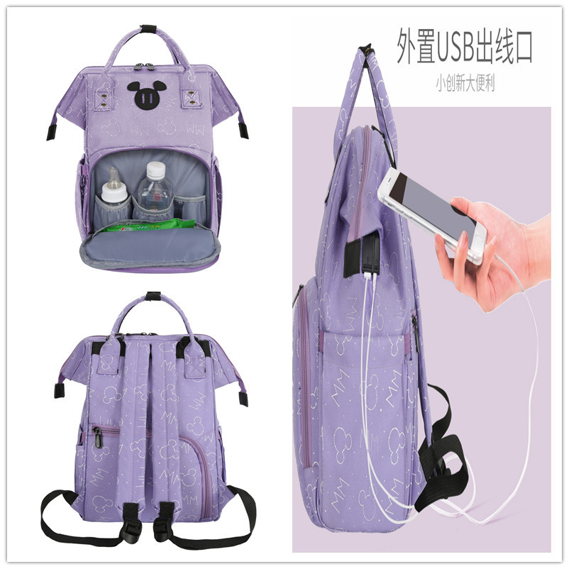 Mummy Multifunctional Portable Baby Nappy Backpack Diaper Bag