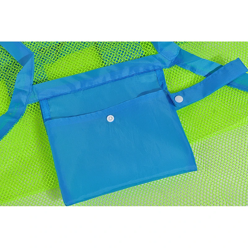 BSCI Large Capacity Outdoor Travel Folding Storage  Beach Bag Tote Shoulder Kid's Toy Storage Bag for the beach