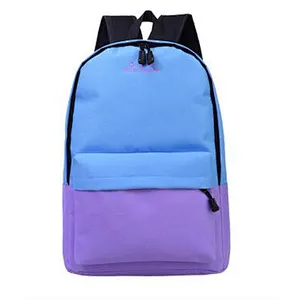 Hot Sale Wholesale Simple Low MOQ Promotional gift school bags backpack polyester teenagers school kids mochila bag backpack