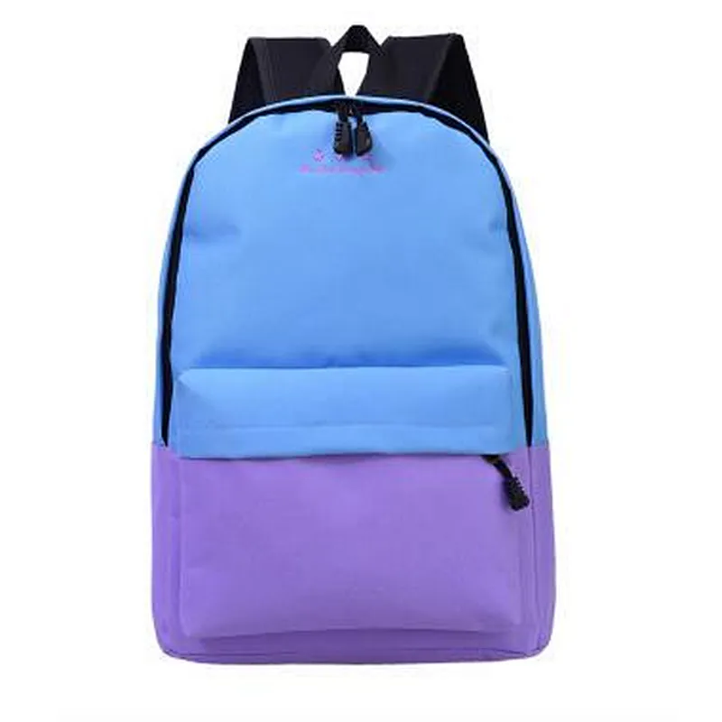 Hot Sale Wholesale Simple Low MOQ Promotional gift school bags backpack polyester teenagers school kids mochila bag backpack