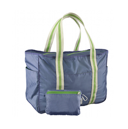 foldable tote bag with zipper pouch