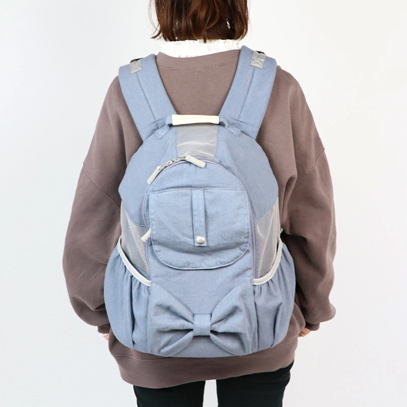 Mesh cloth good air permeability travel cat carriers pet bags