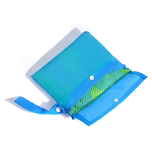 BSCI Large Capacity Outdoor Travel Folding Storage  Beach Bag Tote Shoulder Kid's Toy Storage Bag for the beach
