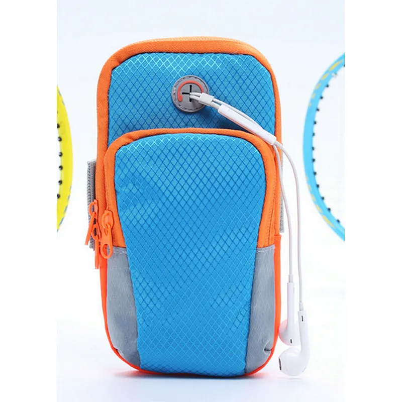 BSCI Wholesale Amazon High Quality Outdoors Wrist Elastic Sports Jogging Arm Bag Running Mobile Bag for Hold Money Cards and Keys
