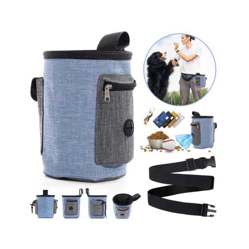 Outdoor Travel Pet Dog Treat Training Pouch Dog Poop Bag Dispenser Holder