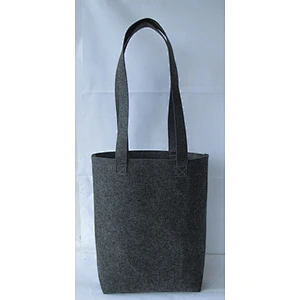 BSCI custom printed logo promotional Handdbag folding felt shopping tote bag for storage